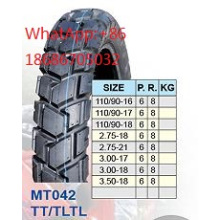 Moto pneu 2.75-18, 2.75-21 3.00-18, 3.00-18 3.50-18